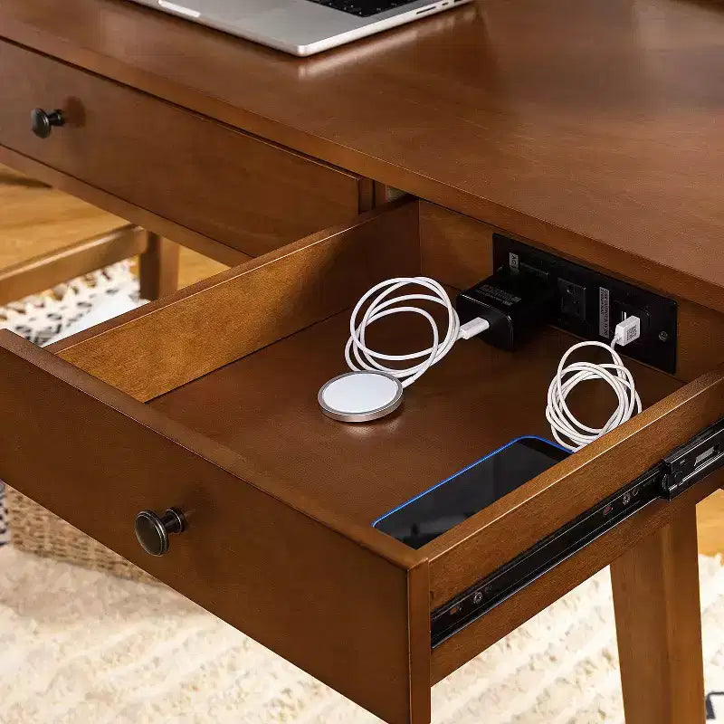 Desk With Built in Outlets
