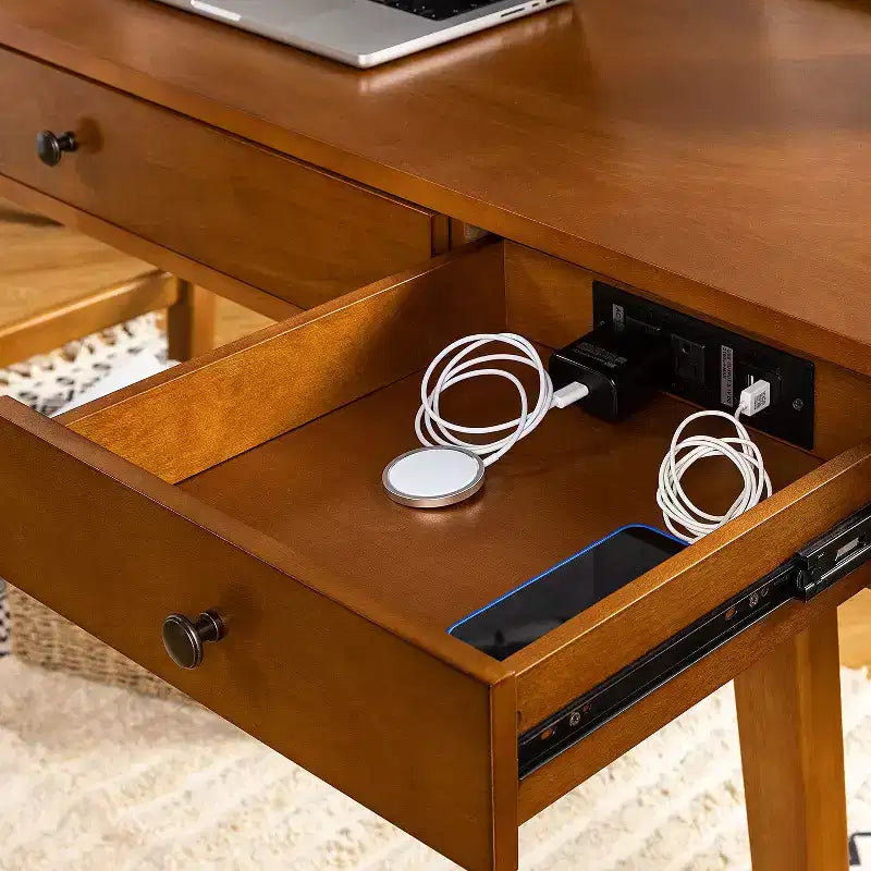 Desk With Built in Outlets