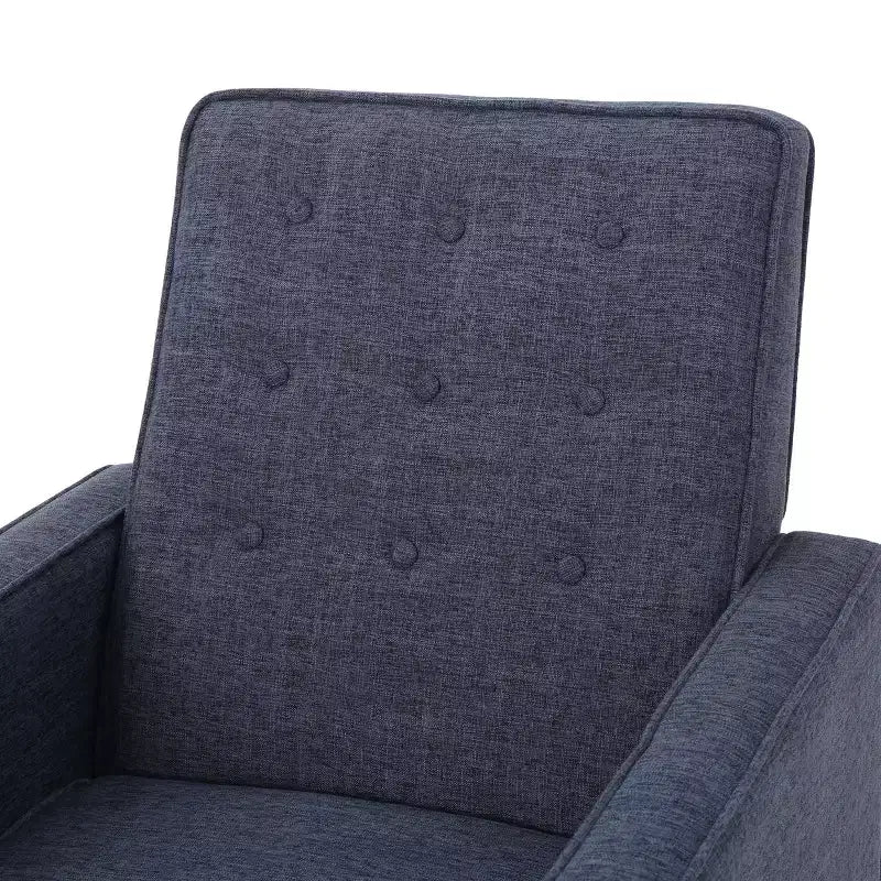 Mid Century Modern Tufted Pushback Recliners (Set of 2)