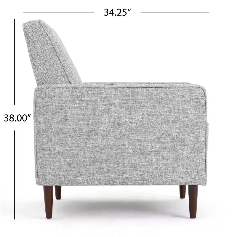 Mid Century Modern Tufted Pushback Recliners (Set of 2)