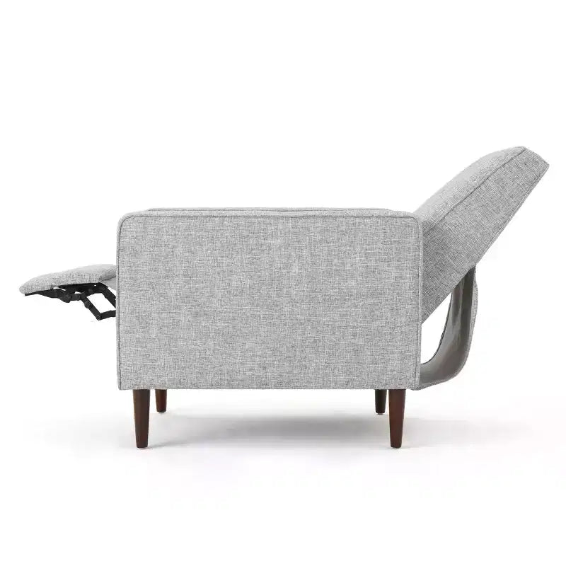 Mid Century Modern Tufted Pushback Recliners (Set of 2)