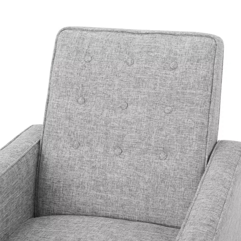Mid Century Modern Tufted Pushback Recliners (Set of 2)