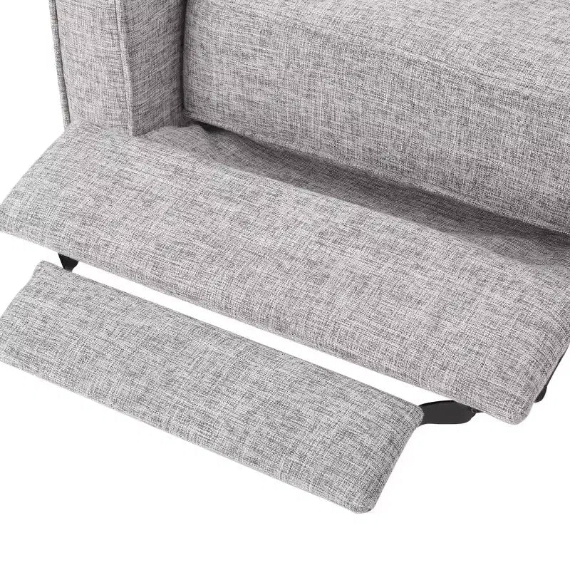 Mid Century Modern Tufted Pushback Recliners (Set of 2)