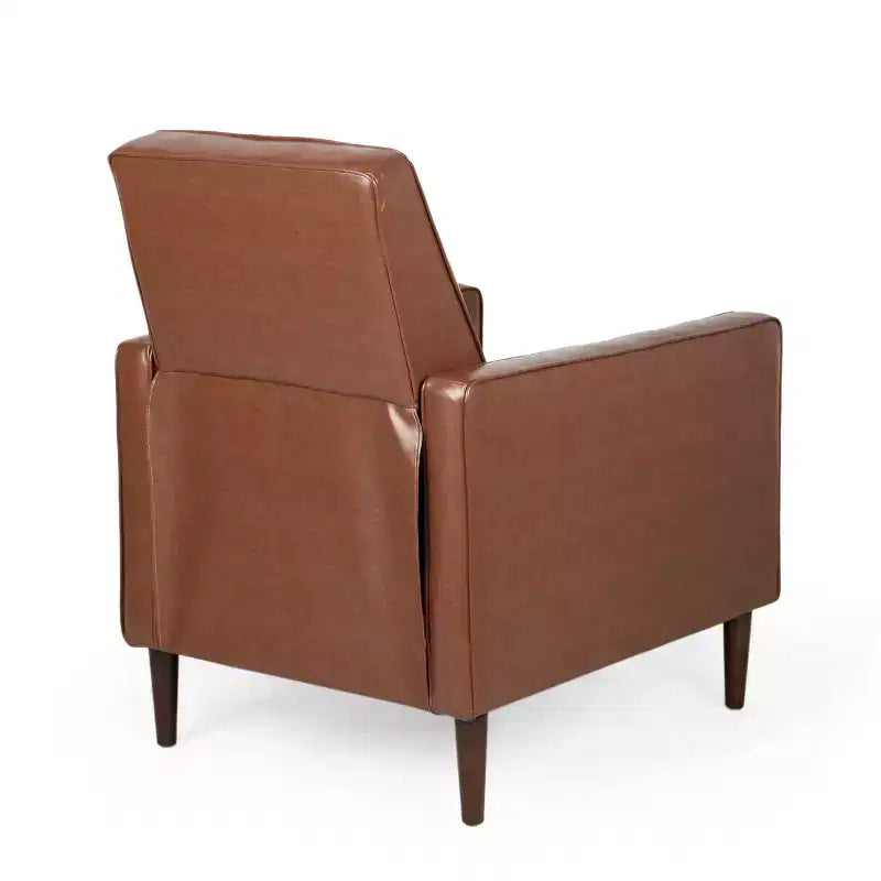 Poltrone reclinabili con schienale inclinabile a spinta, stile moderno di metà secolo, set di 2