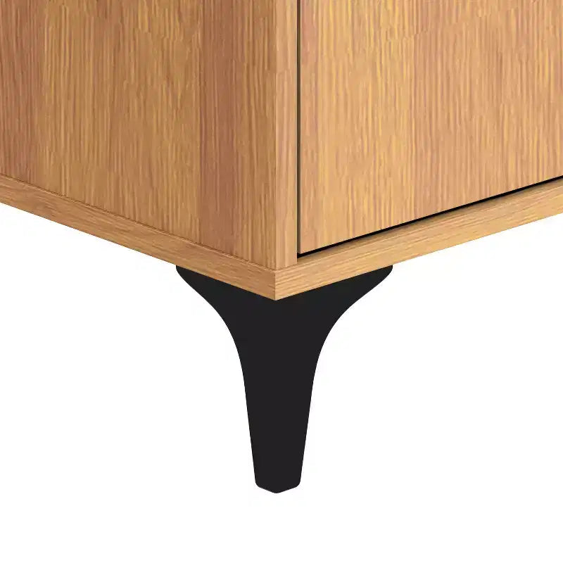 6 Drawer Dresser (Interlock) - Amber Walnut