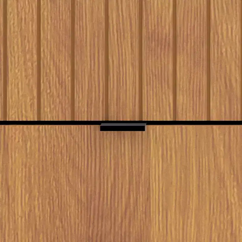 6 Drawer Dresser (Interlock) - Amber Walnut