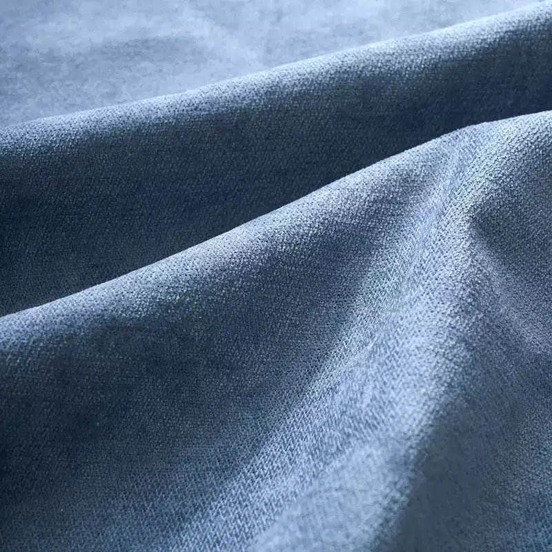89Divano moderno e confortevole con poggiatesta rimovibili, quattro tasche laterali, rivestimento in ciniglia, per soggiorno, camera da letto, appartamento o ufficio